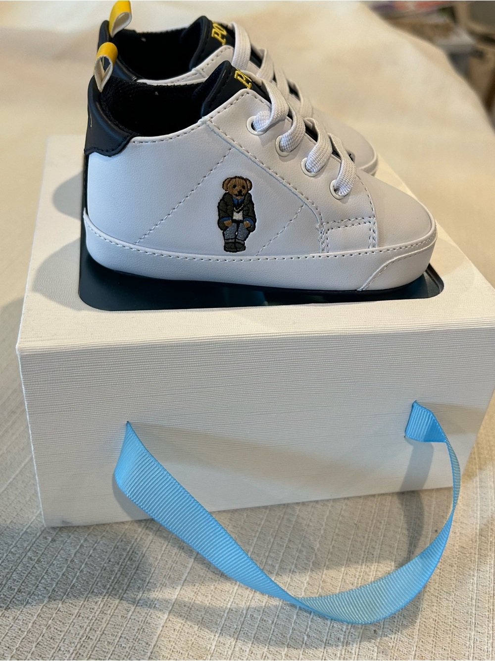 Baby Polo Ralph Lauren Booties in Gift Box